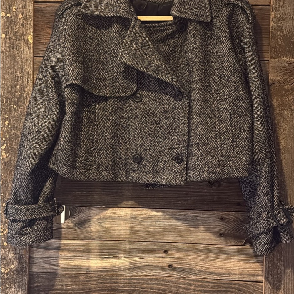 Women's Tweed Double-Breasted Jacket